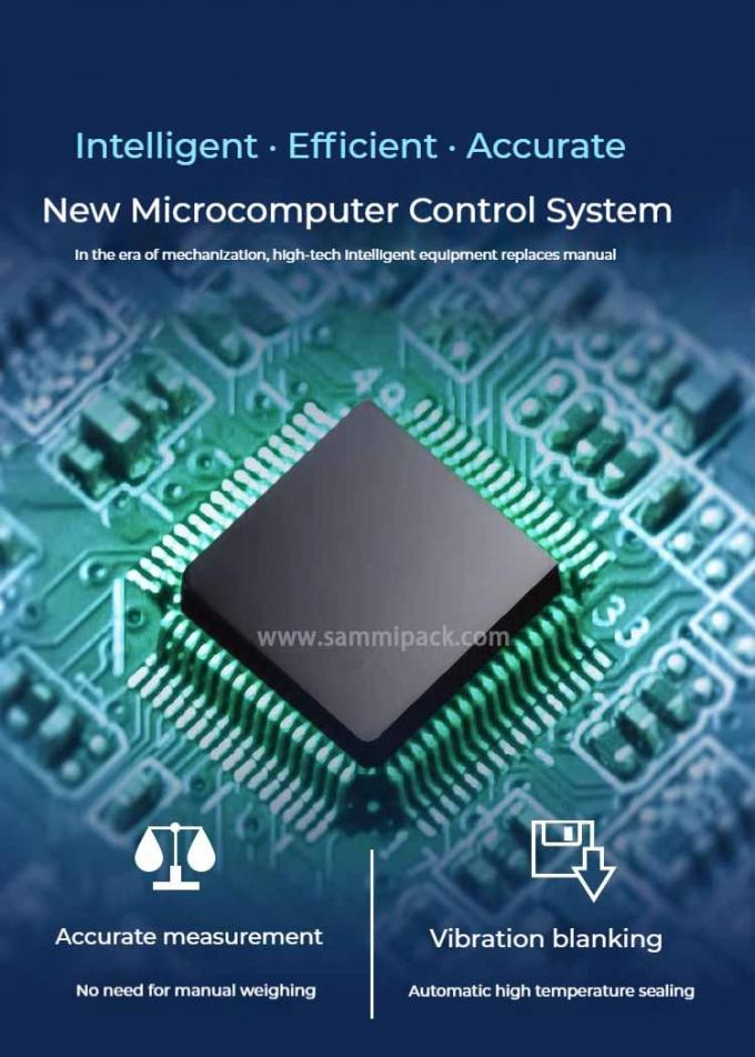 Multifunktionale Doppelkopf-Zuckerfüllmaschine Kaffeebohnen-Wägungspakemaschine 500g 1000g 450*470*1750MM Ware 4