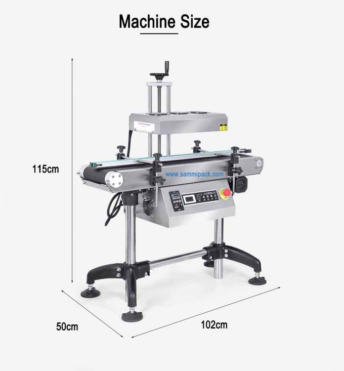 Hochleistungsfähige kontinuierliche vertikale automatische Induktionsdichtmaschine für Getränkedosenfässer Fässer Aluminiumfolie Flaschenkappe Ausrüstung 2