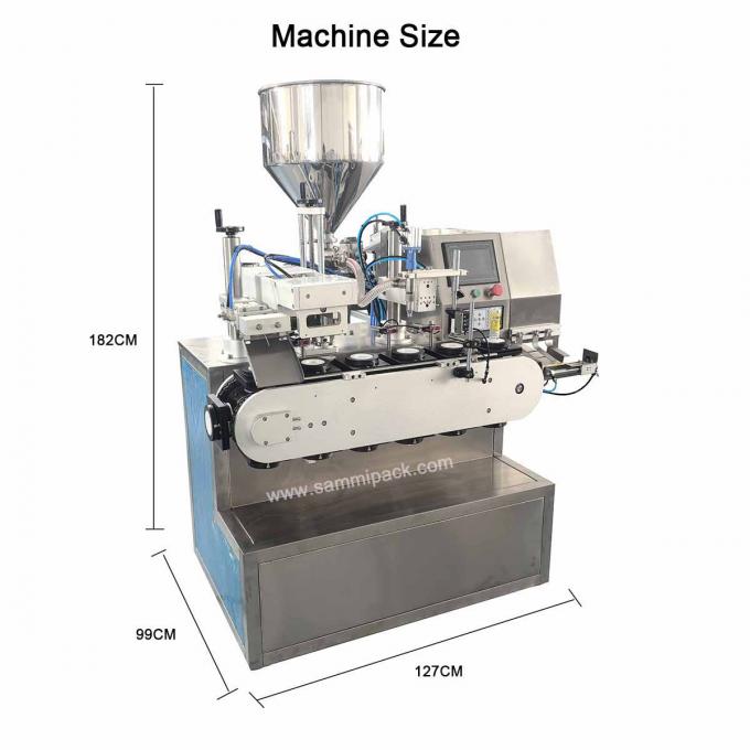 Kosmetik Creme Salbe Plastik Weichrohr Schlauchfüllmaschine Dichtungsmaschine 2