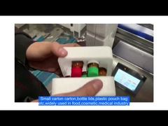 Tischflächenflächenflaschen-Kennzeichnungsmaschine Automatische Aufklebermaschine Taschen-Kennzeichnungsmaschine