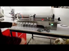 Doppelkopf-Füllmaschine für Flüssigkeiten/horizontale Kolben-Füllmaschine für Flüssigkeiten/elektrische Flüssigkeitsfüllmaschine