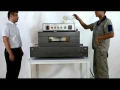 PVC POF Film Wärmetunnel Schrumpfverpackungsmaschine für Bücher Kartons Flaschen