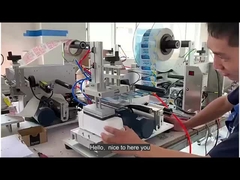 Keine Luftblase Verpackung Etikettiermaschine Flachfläche mit Datumsdrucker